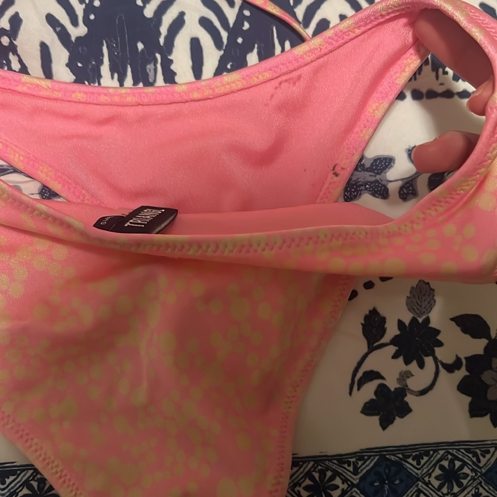 Triangl Swimwear Pink and Yellow Bikini - Picture 5 of 7